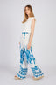 DAVINA PRINTED FLARED PANTS