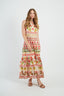 DERHY MELIKE PRINTED MAXI DRESS