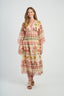 DERHY MELINA PRINTED MIDI DRESS