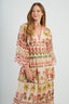 DERHY MELINA PRINTED MIDI DRESS