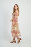 DERHY MELINA PRINTED MIDI DRESS