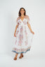 DERHY MIREILLE PRINTED LONG DRESS