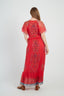 DERHY MIREILLE PRINTED LONG DRESS