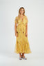 DERHY MADRUGADA PRINTED LONG DRESS