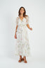 DERHY MADRUGADA PRINTED LONG DRESS