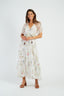 DERHY MADRUGADA PRINTED LONG DRESS