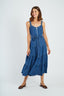 DERHY GILLY DENIM STRAPS DRESS