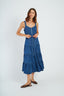 DERHY GILLY DENIM STRAPS DRESS