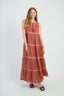 DERHY GRETA EMBROIDERED LONG DRESS