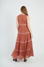DERHY GRETA EMBROIDERED LONG DRESS