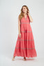 DERHY GRETA EMBROIDERED LONG DRESS