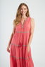 DERHY GRETA EMBROIDERED LONG DRESS