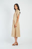 DERHY GWENDOLINE PLAIN MIDI DRESS