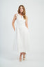 DERHY GWENOLA PLAIN MIDI DRESS