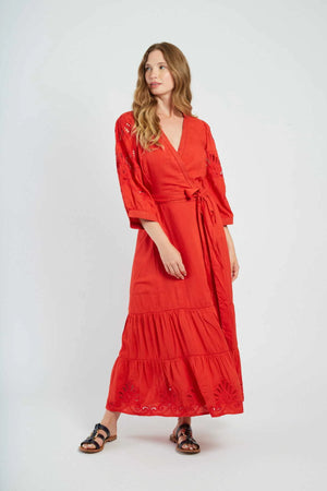 DERHY PLAIN LONG DRESS