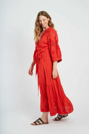 DERHY PLAIN LONG DRESS