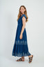 DERHY GLAMOROUS EMBROIDERED LONG DRESS
