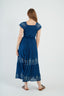 DERHY GLAMOROUS EMBROIDERED LONG DRESS