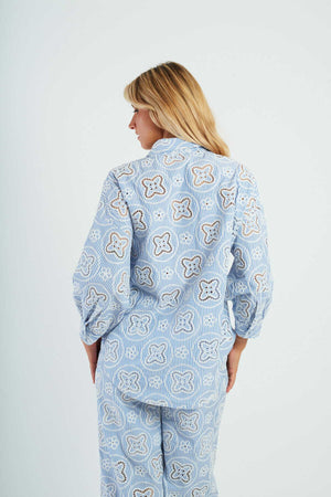 DERHY AINOHA ENGLISH EMBROIDERY SHIRT