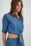 DERHY EDEN DENIM SHORT SHIRT