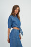 DERHY EDEN DENIM SHORT SHIRT