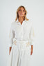 DERHY ERNESTINE EMBROIDERED LINEN SHIRT