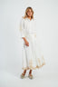DERHY DIAMOND EMBROIDERED MID-LENGTH SKIRT