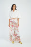 DERHY BELINDA WIDE-LENGTH PRINTED TROUSERS