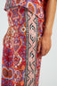DERHY BERTILLE PRINTED WIDE-LEG TROUSERS