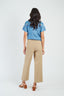 DERHY BETTINA PLAIN STRAIGHT STRETCH TROUSERS