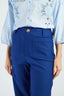 DERHY BETTINA PLAIN STRAIGHT STRETCH TROUSERS