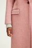 STRAIGHT CUT DOUBLE-FACE WOOL COAT - LANAIA