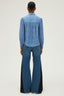 FLUID SHIRT WITH GEOMETRIC FLOWERS - USHA
