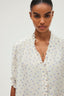 RUFFLED JACQUARD SHIRT - ULYSSIE