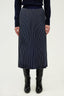 TWO-TONE PLEATED SKIRT - VALLY