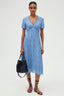 LONG FITTED FLORAL DRESS - PHILIPPA