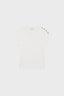 COTTON T-SHIRT WITH JEWEL BUTTONS - GENIE