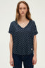POLKA DOT V-NECK T-SHIRT - GUENAELLE