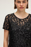 SEQUINED FLORAL TOP - ALVY