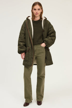 HOODED QUILTED PARKA - MAISSA