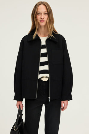 DOUBLE-SIDED WOOL JACKET - MAELIA