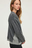 TWO-TONE WOOL CARDIGAN - ELWINA