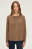 HEATHERED WOOL CREW NECK SWEATER - ELEAN