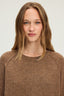 HEATHERED WOOL CREW NECK SWEATER - ELEAN
