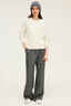 FINE WOOL CABLE-KNIT SWEATER - EMI