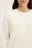 FINE WOOL CABLE-KNIT SWEATER - EMI