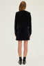 SHORT, COLLARLESS VELVET JACKET - NOA