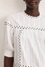 PABLO EMBROIDERED COTTON BLOUSE - CORAL