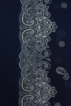 PABLO PRINTED SCARF IN COTTON, MODAL, AND LINEN - FRANCE