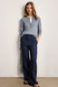 PABLO LINEN HERRINGBONE TROUSERS - BAYALEE